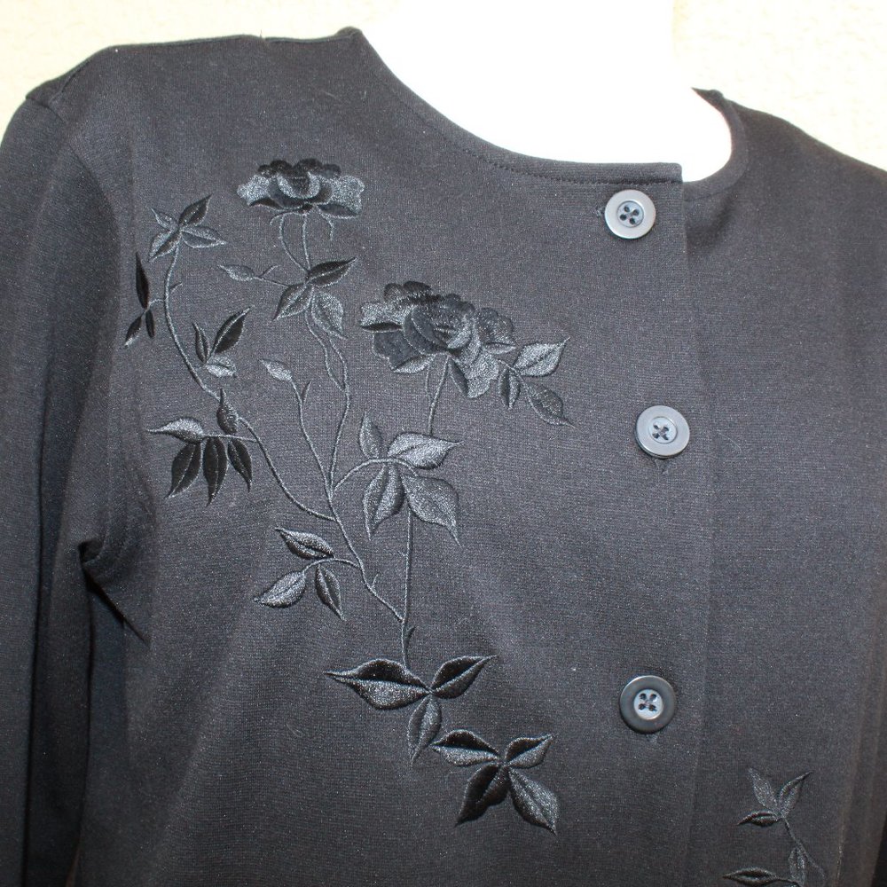 Van Heusen Black Button Down Jacket - image 3